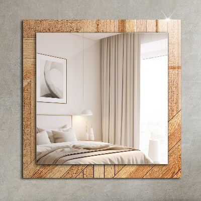 Decorative mirror Wooden parquet