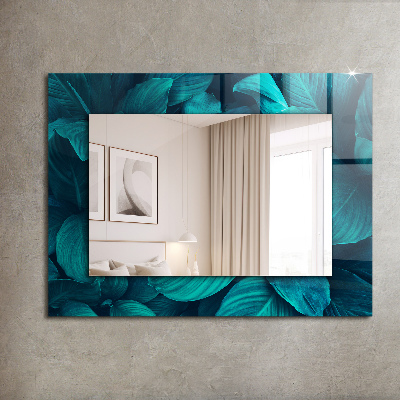 Decorative mirror Leaves Green