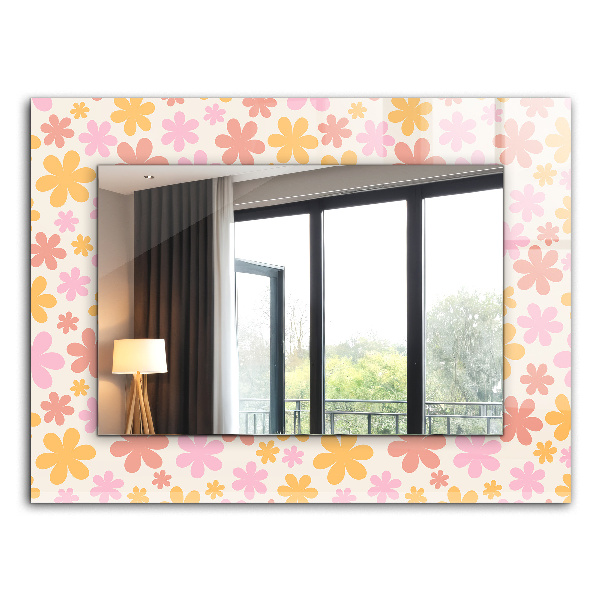 Decorative mirror Floral pattern