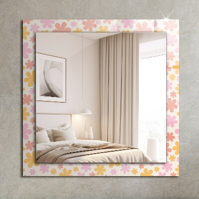 Decorative mirror Floral pattern