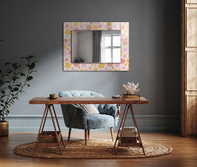 Decorative mirror Floral pattern