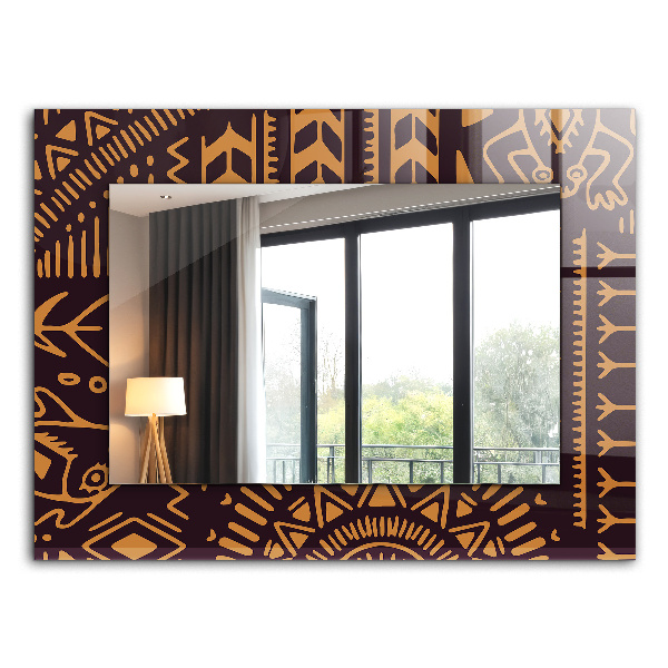 Decorative mirror Ethnic pattern