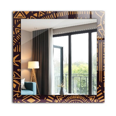 Decorative mirror Ethnic pattern