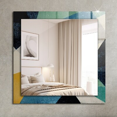 Wall mirror design Abstract colorful patterns