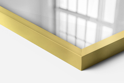 Rectangular mirror Gold frame decorative wall mounted