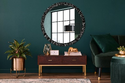 Round mirror decor Geometric pattern