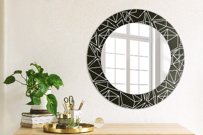 Round mirror decor Geometric pattern