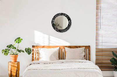 Round mirror decor Geometric pattern