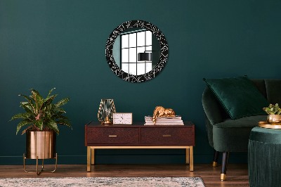 Round mirror decor Geometric pattern