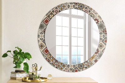Round mirror decor Turkish pattern