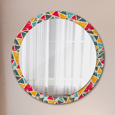 Round decorative wall mirror Retro composition