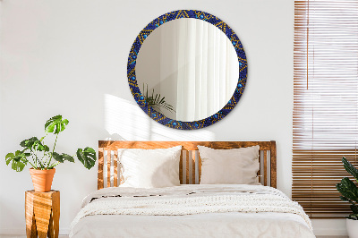 Round decorative wall mirror Decorative composition