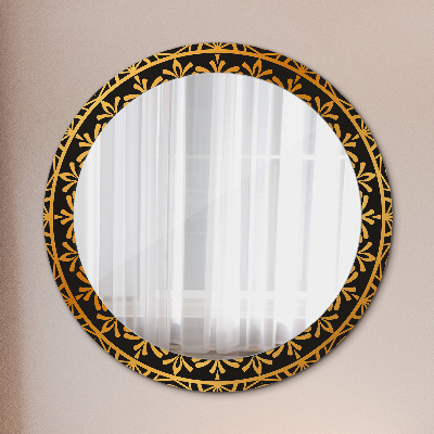 Round mirror decor Gold mandala