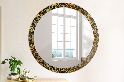 Round mirror decor Gold mandala