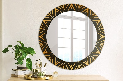 Round mirror decor Gold mandala