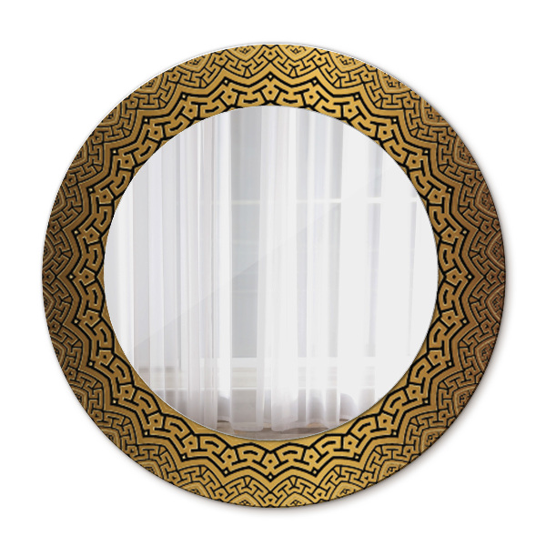 Round decorative wall mirror Greek ornament