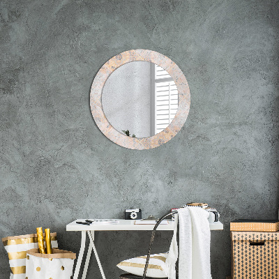 Round mirror decor Shabby mosaic