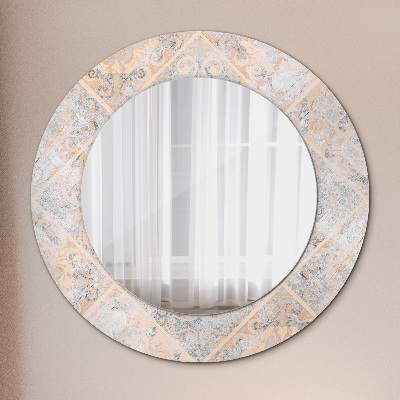 Round mirror decor Shabby mosaic