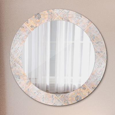 Round mirror decor Shabby mosaic