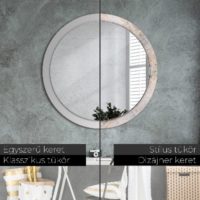 Round mirror decor Shabby mosaic