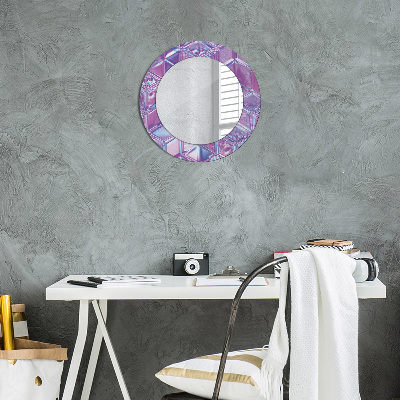 Round decorative wall mirror Abstract surreal