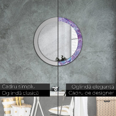 Round decorative wall mirror Abstract surreal