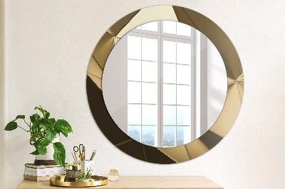 Round mirror decor Modern abstract