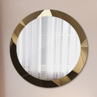 Round mirror decor Modern abstract