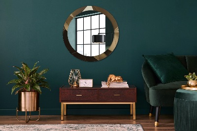 Round mirror decor Modern abstract