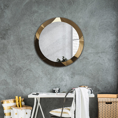 Round mirror decor Modern abstract