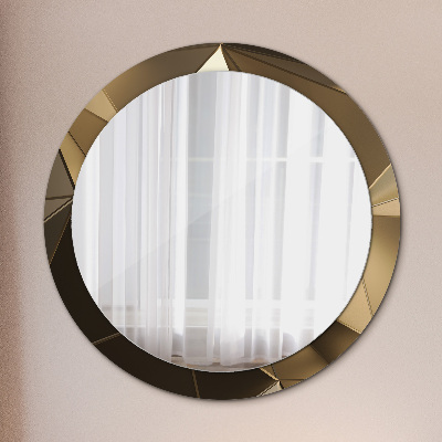 Round mirror decor Modern abstract