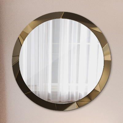 Round mirror decor Modern abstract