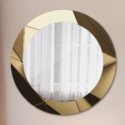 Round mirror decor Modern abstract