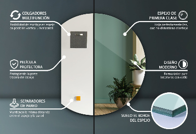 Semicircle mirror original style