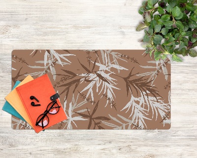 Large desk pad PVC protector Palm trees