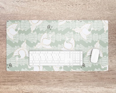 Desk pad Geometric birds