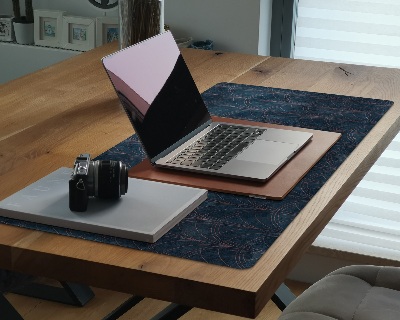 Full desk protector Geometric pattern