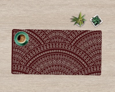 Full desk protector Ethnic mandala