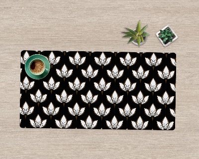 Full desk mat Elegant lilies