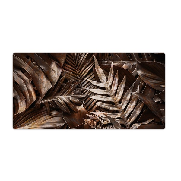 Full desk mat Metal leaves