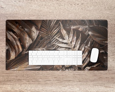 Full desk mat Metal leaves