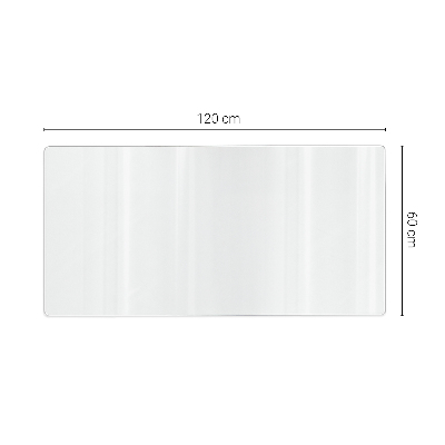 Transparent desk pad