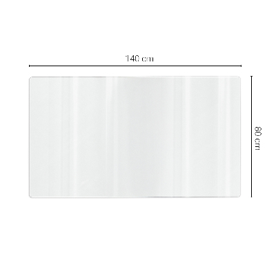 Transparent desk pad