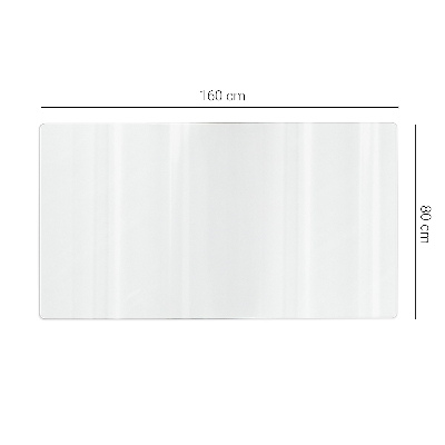 Transparent desk pad