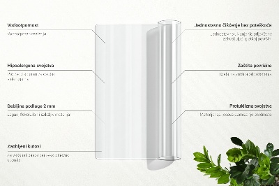 Transparent desk pad