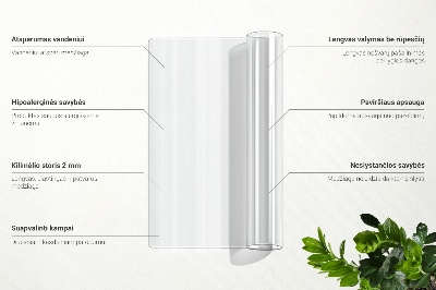 Transparent desk pad