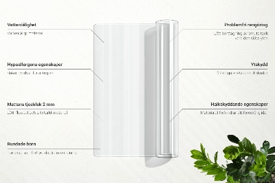 Transparent desk pad