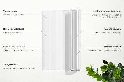 Transparent desk pad