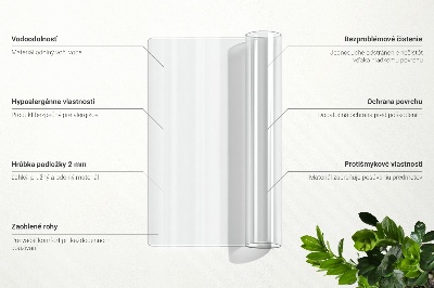 Transparent desk pad