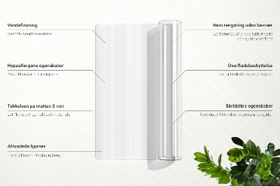 Transparent desk pad